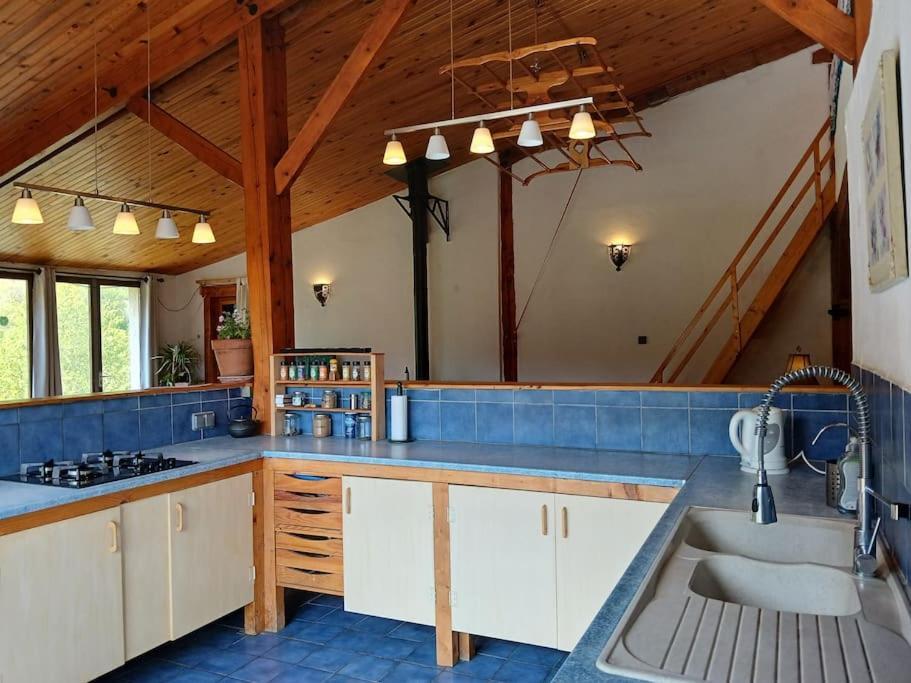 Bright Loft With Mountain And Nature View Sougraigne Extérieur photo